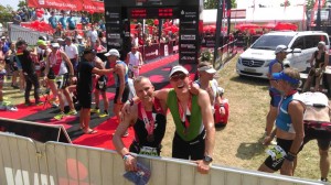 Glücklich und zufrieden die beiden ascler