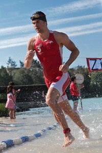 Steffen Rupp nach dem Schwimmen