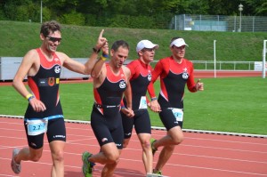 Zur vor dem Zieleinlauf